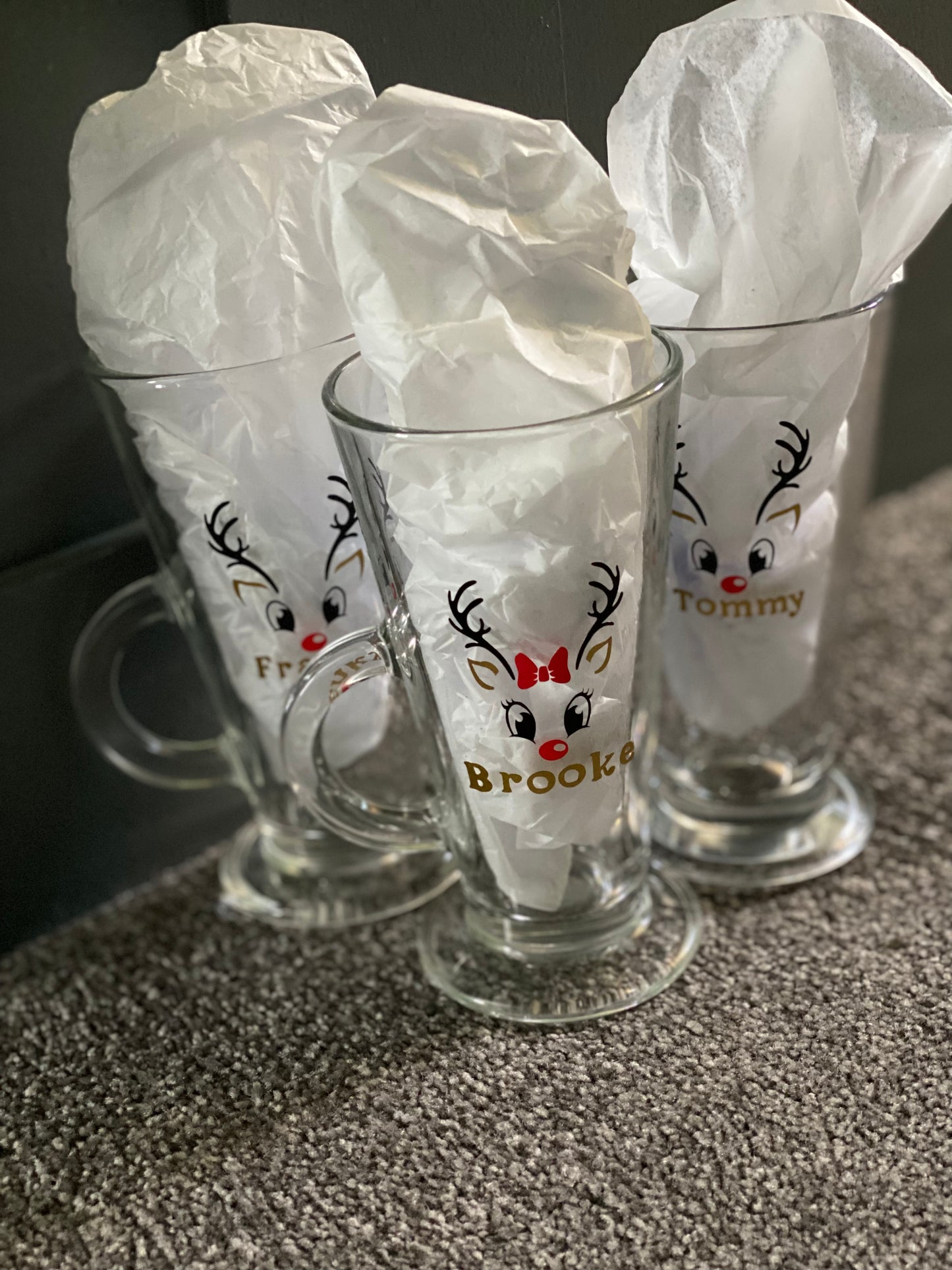 Reindeer Hot Chocolate Glass