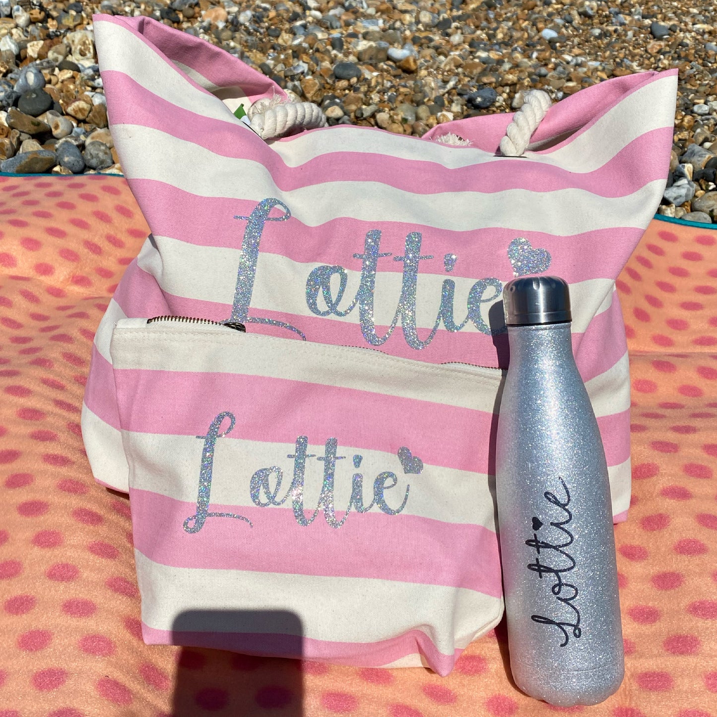 Personalised Beach Bag/Set