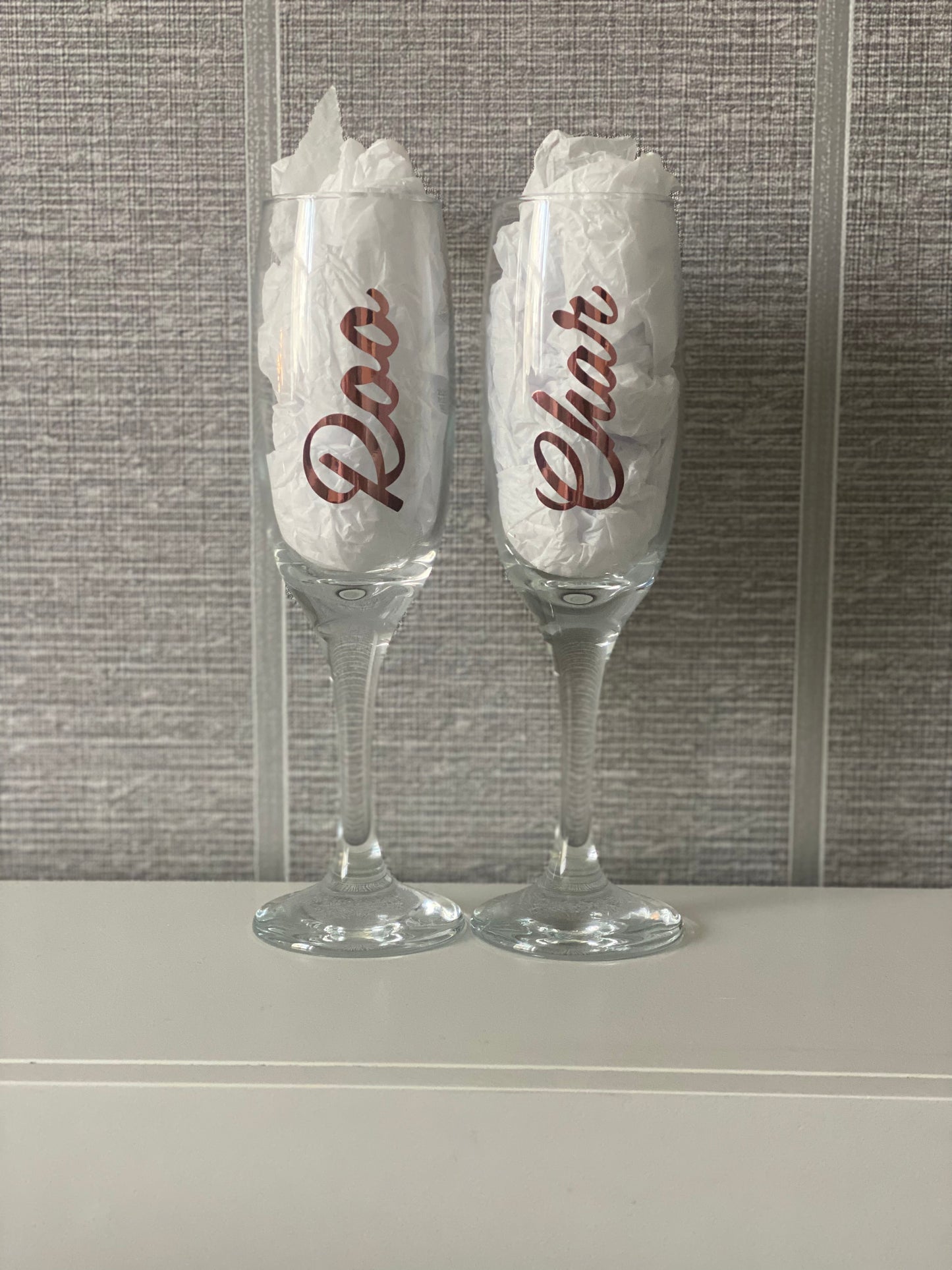 Personalised Champagne Flute