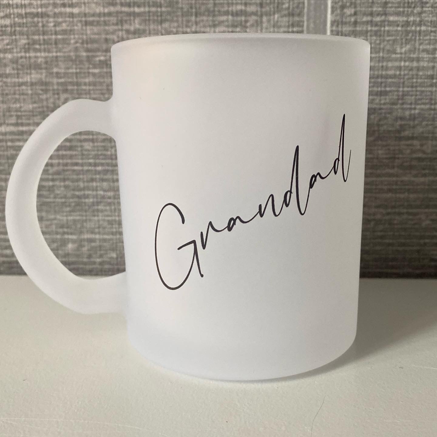 Personalised Frosted Glass Mugs