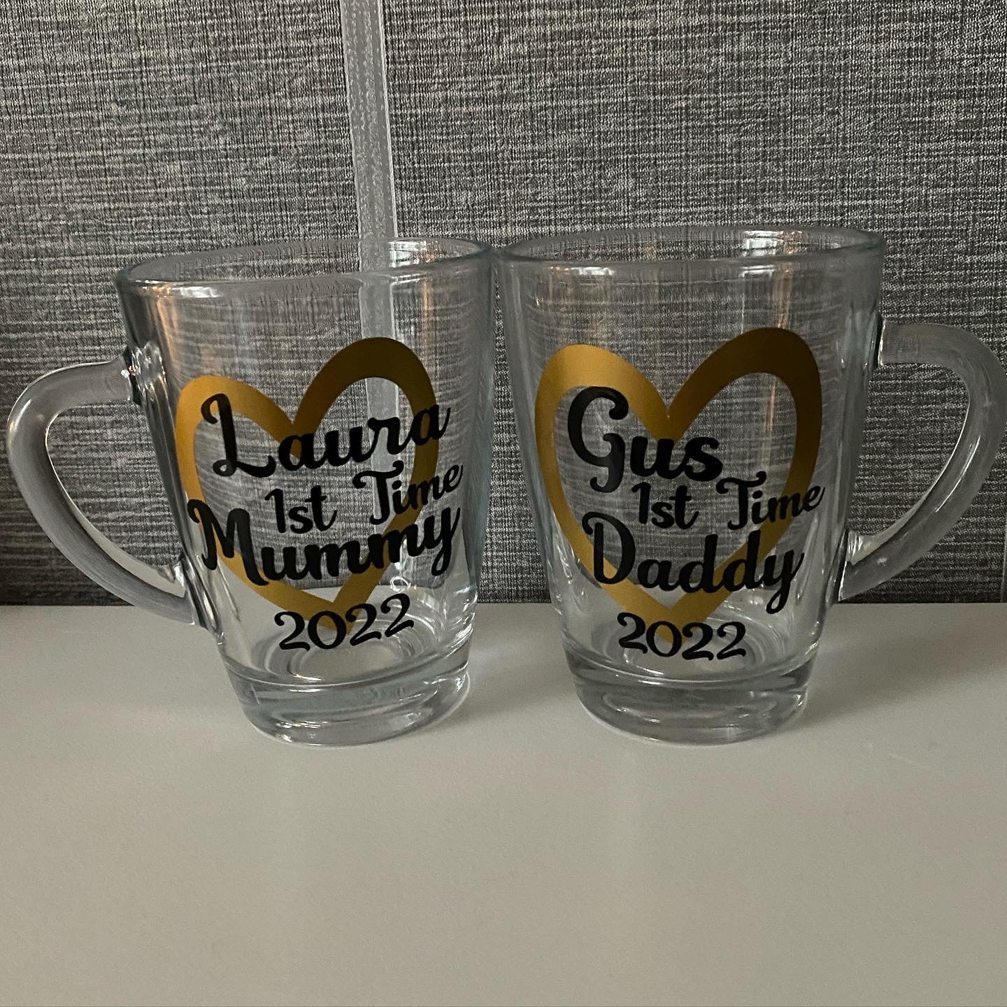 New Mummy And Daddy Mug Set