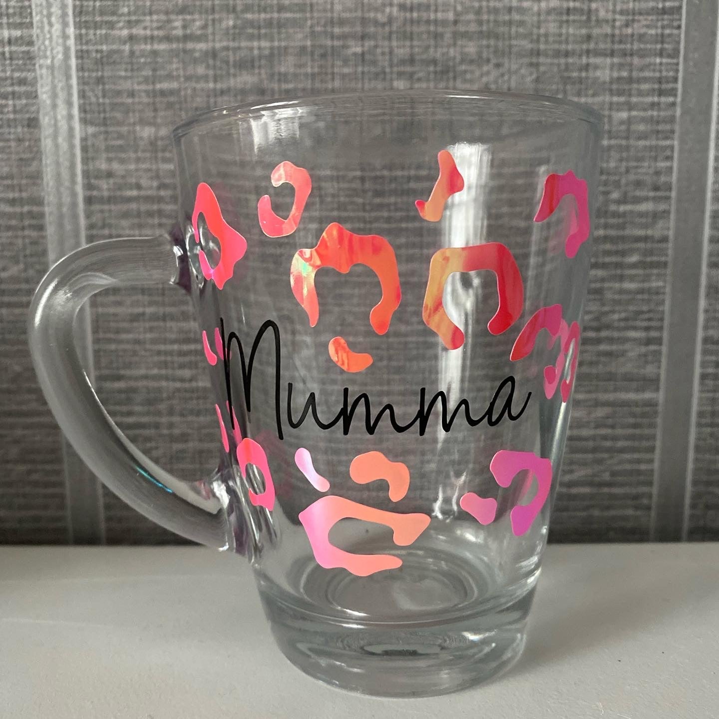 Personalised Leopard Print Mug