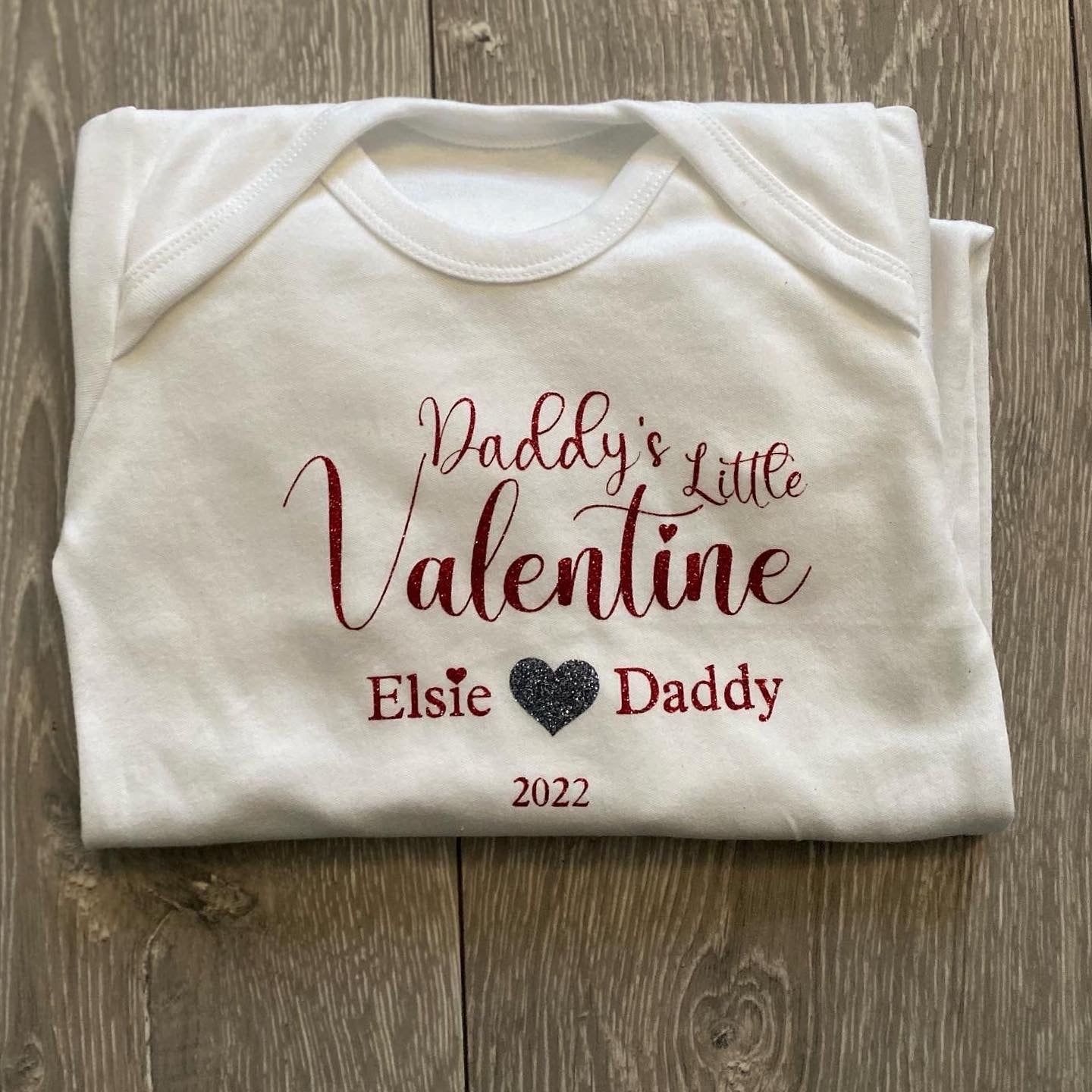 Personalised White Valentine’s Pyjamas