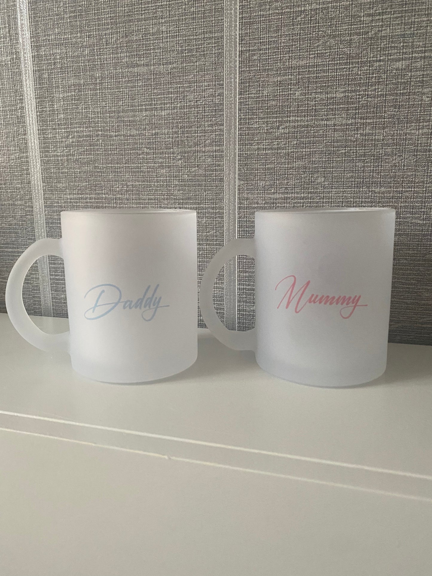 Frosted Glass Photo Mugs