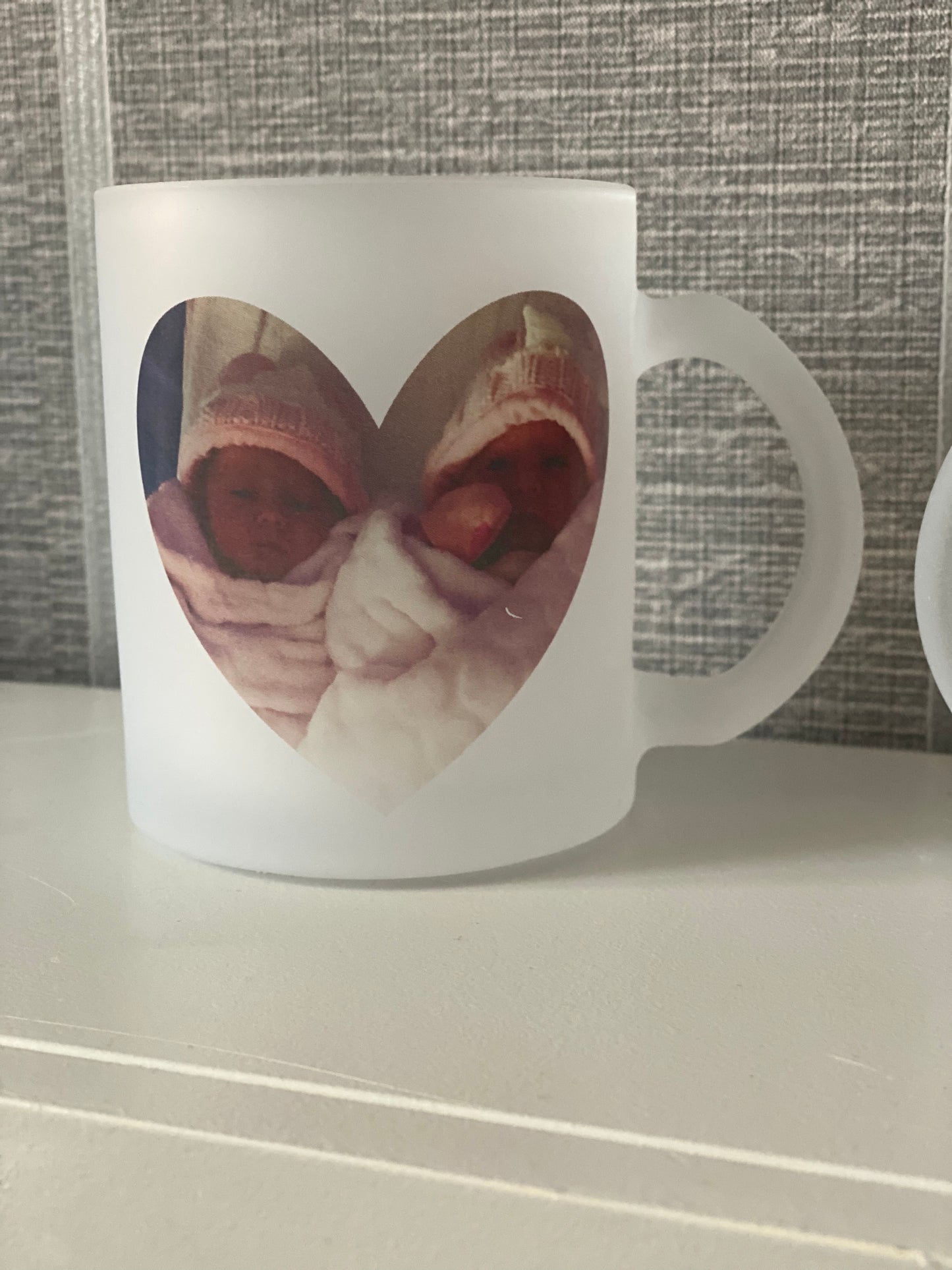 Frosted Glass Photo Mugs