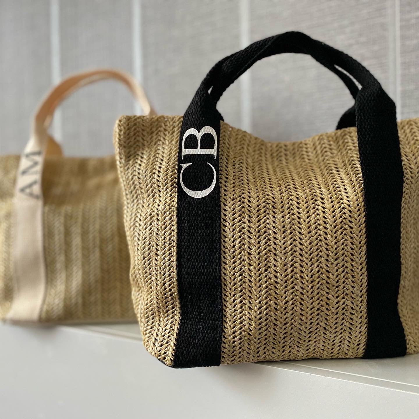 Carly Straw Mini Tote