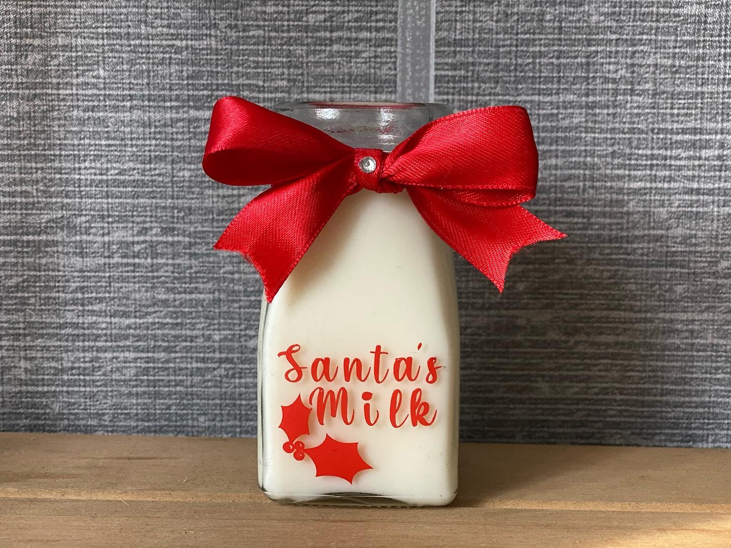 Santa’s Milk Personalised Mini Bottle