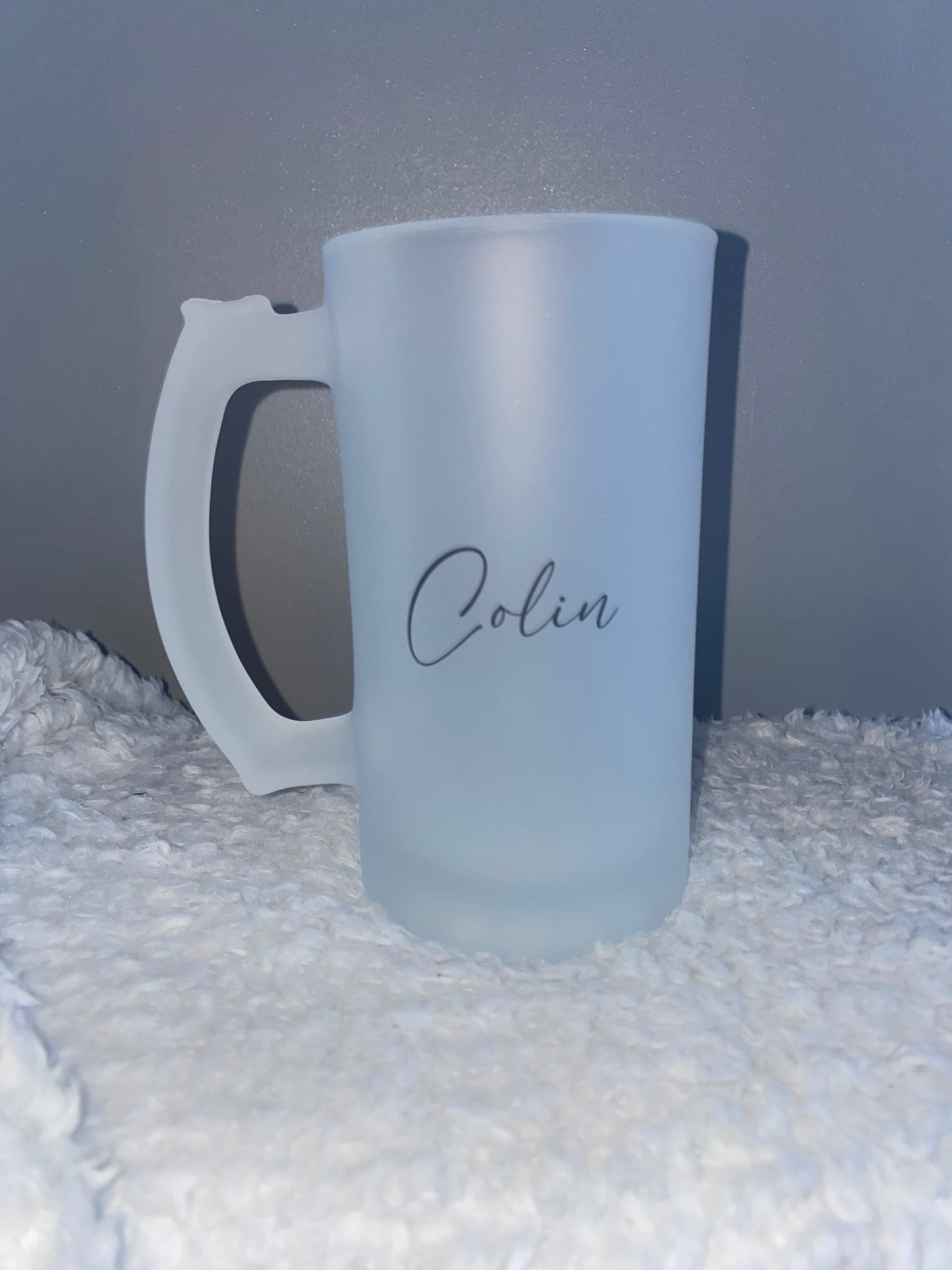 Personalised Frosted Tankard