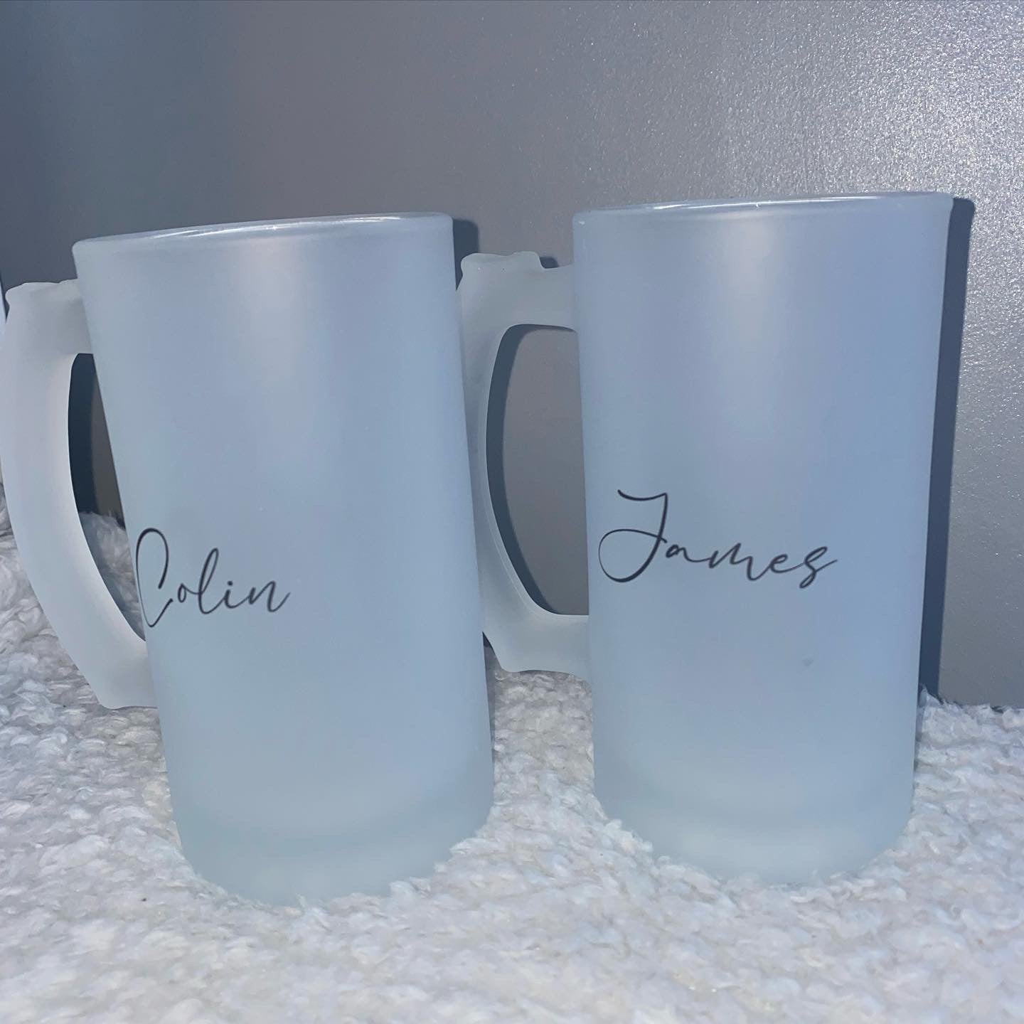 Personalised Frosted Tankard