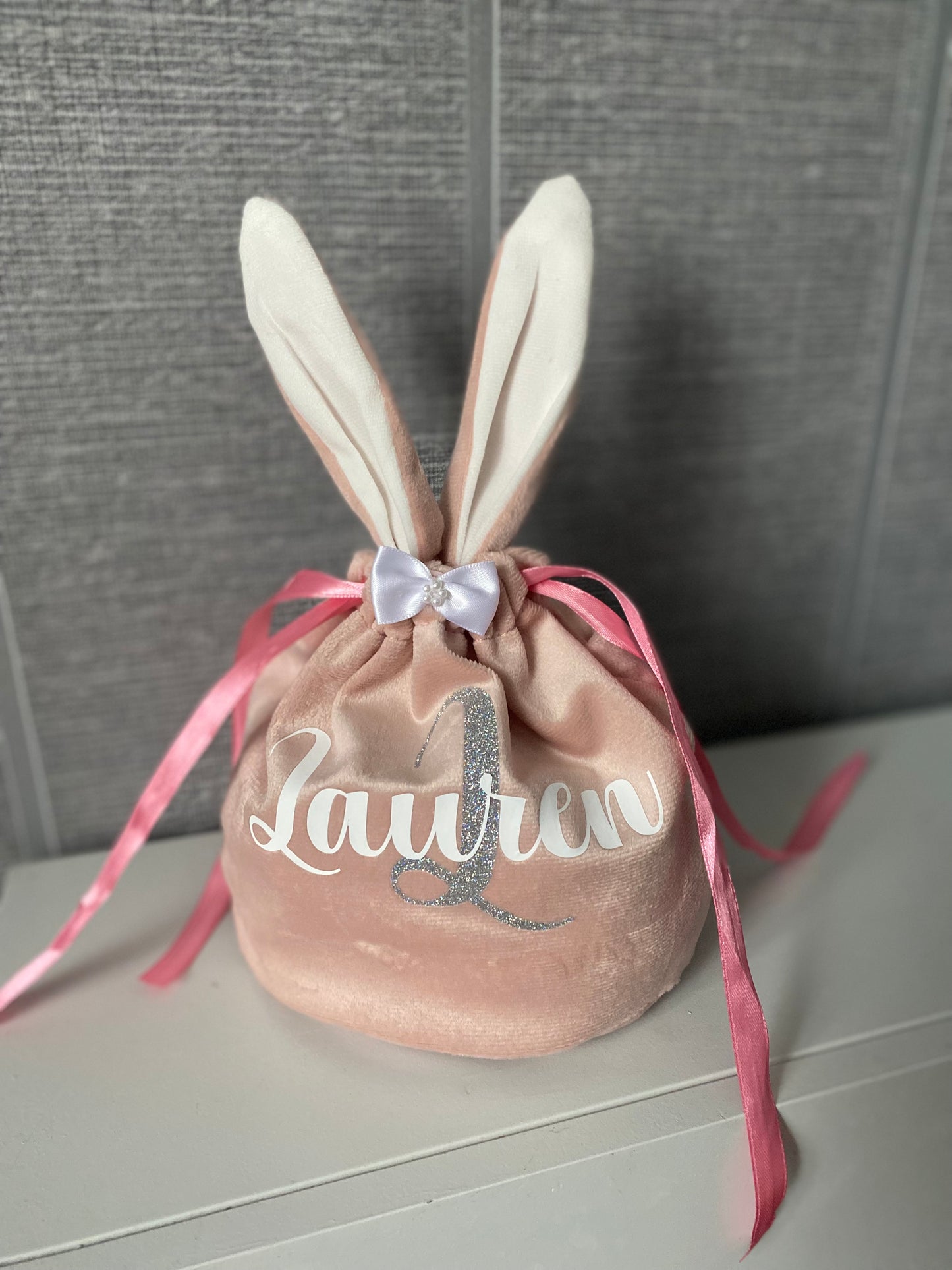 Personalised Bunny Pouches