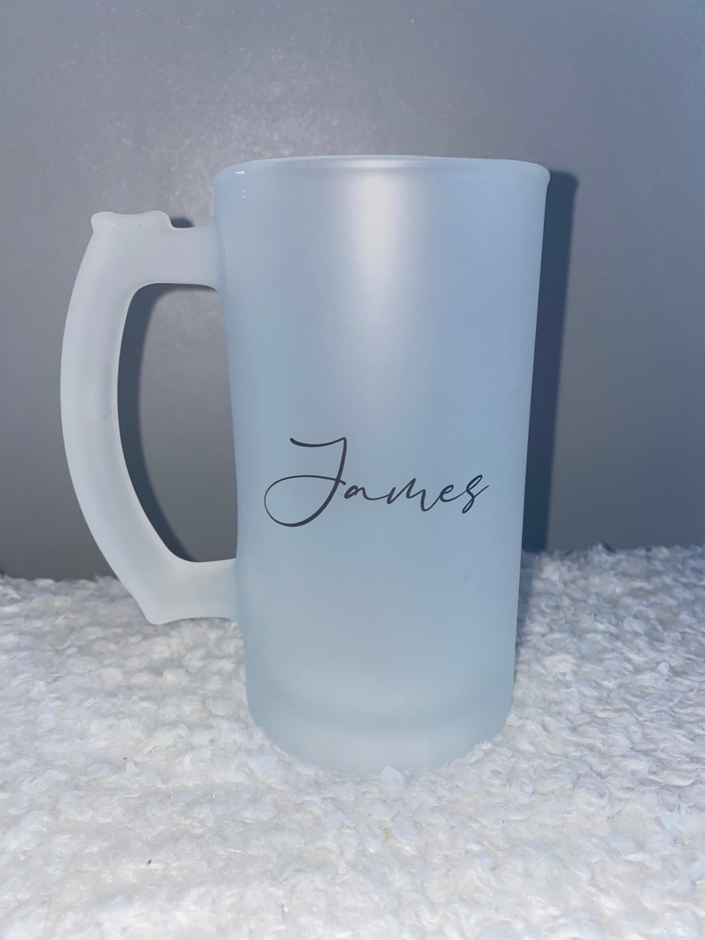 Personalised Frosted Tankard