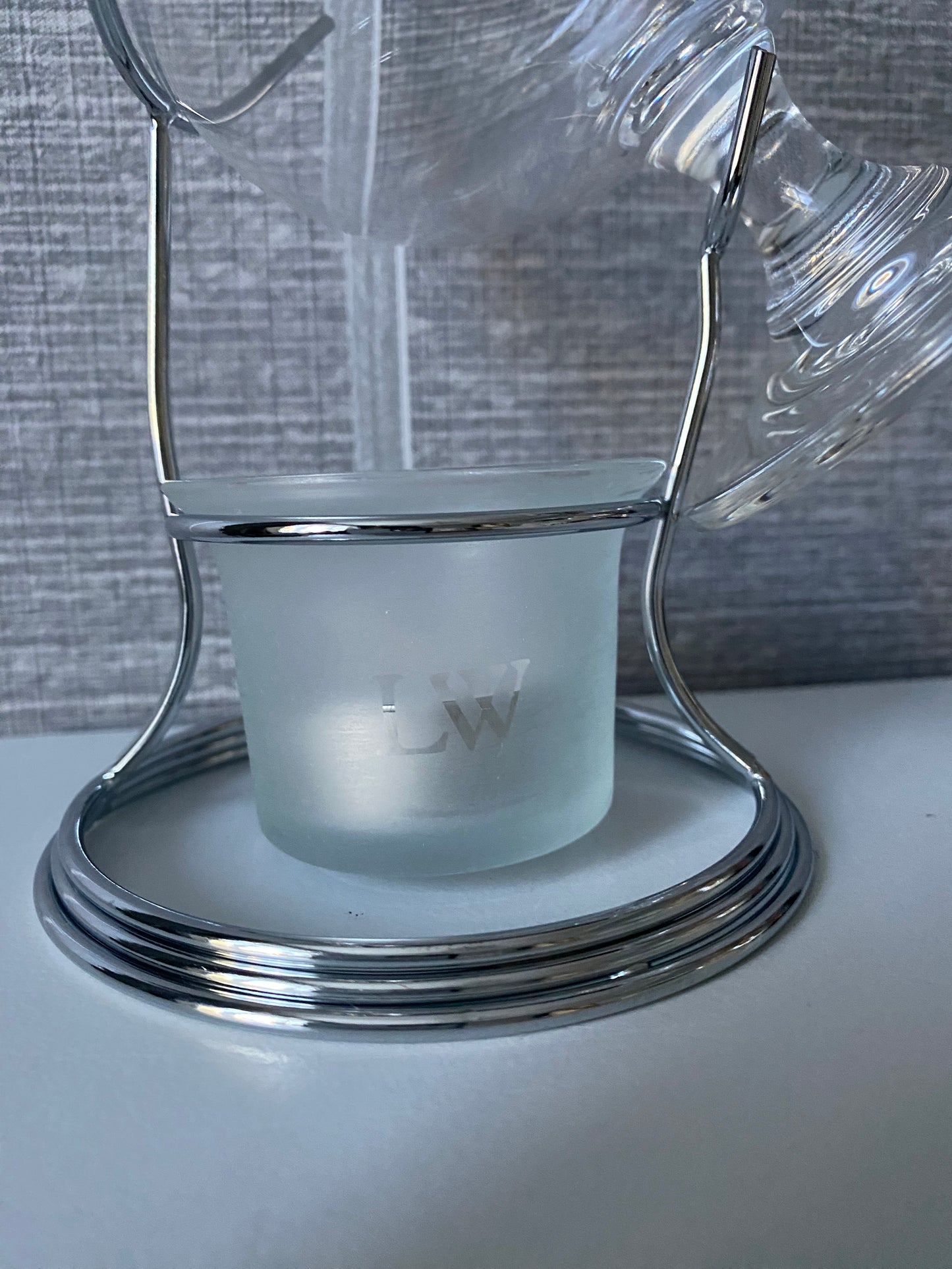 Initial Brandy Warmer Set