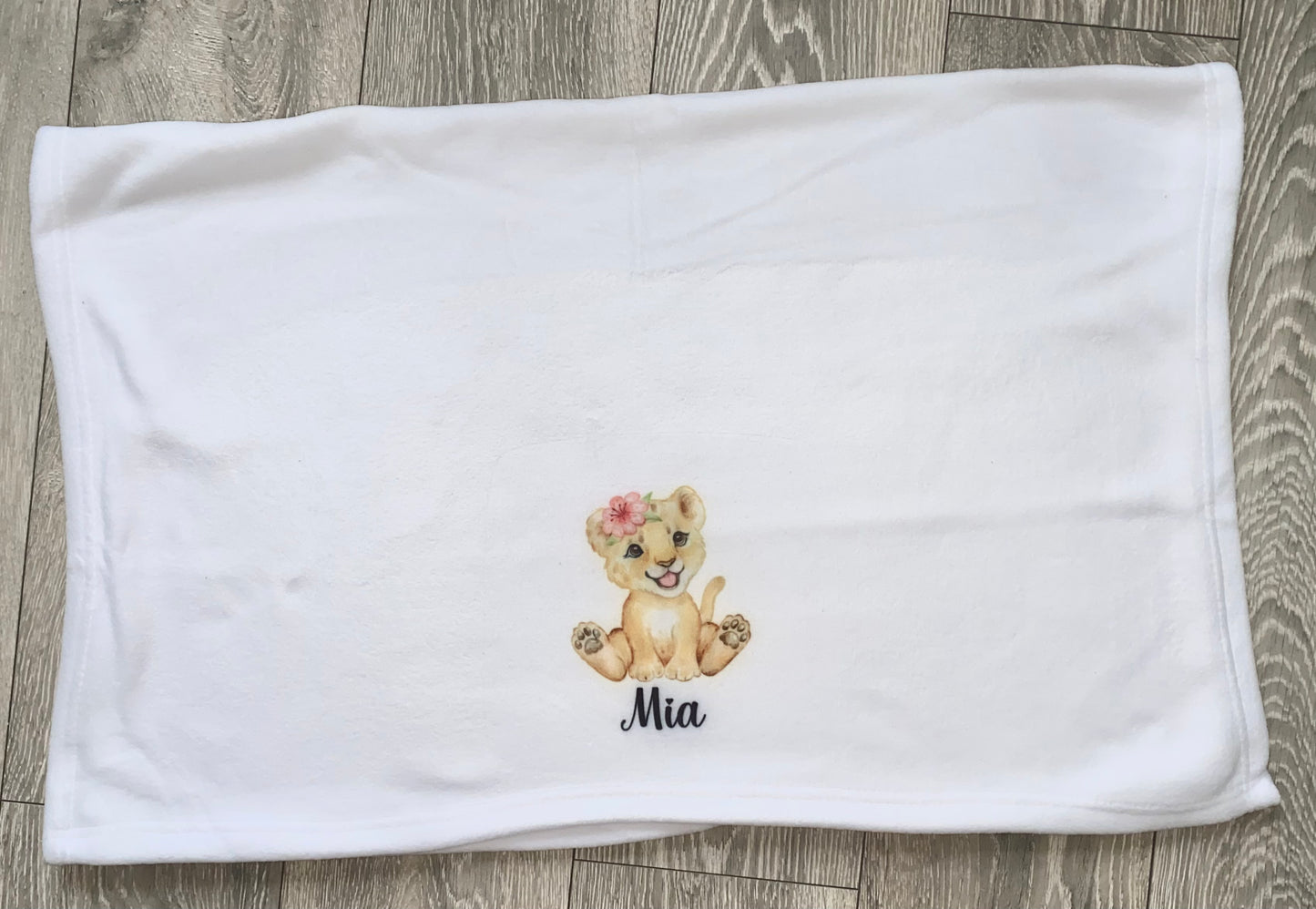 Fleece Personalised Baby Blanket