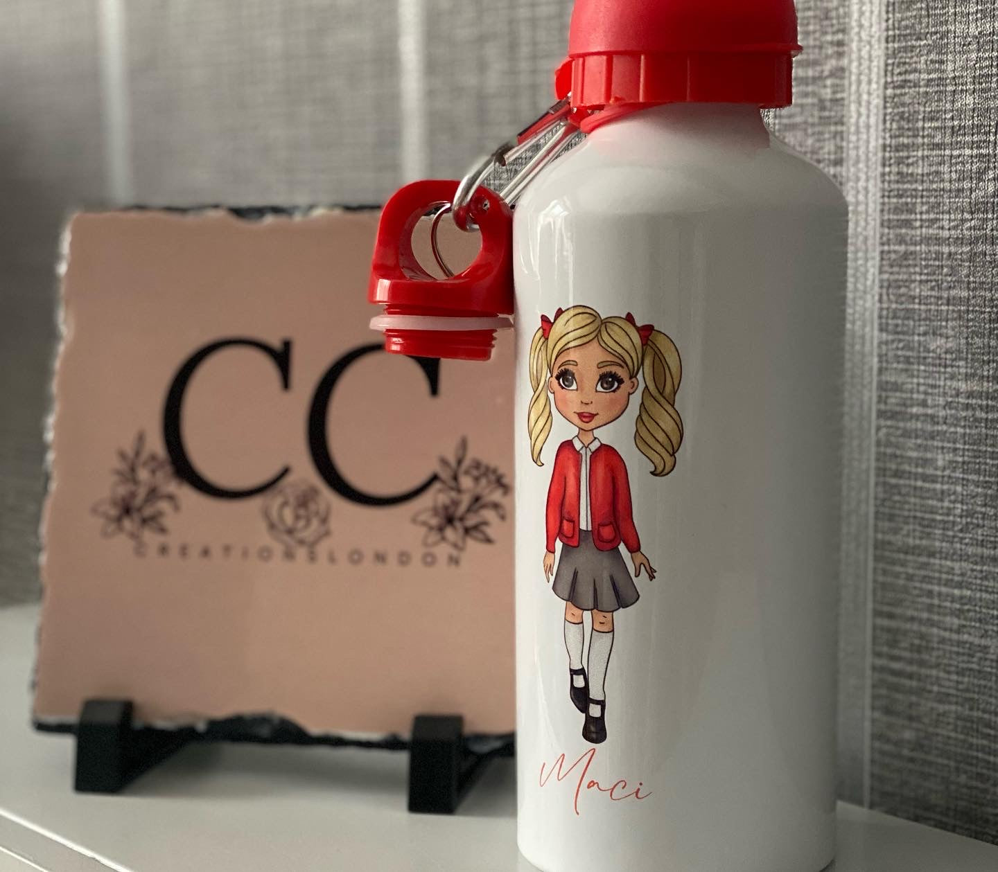 Girls Uniform Water Bottle